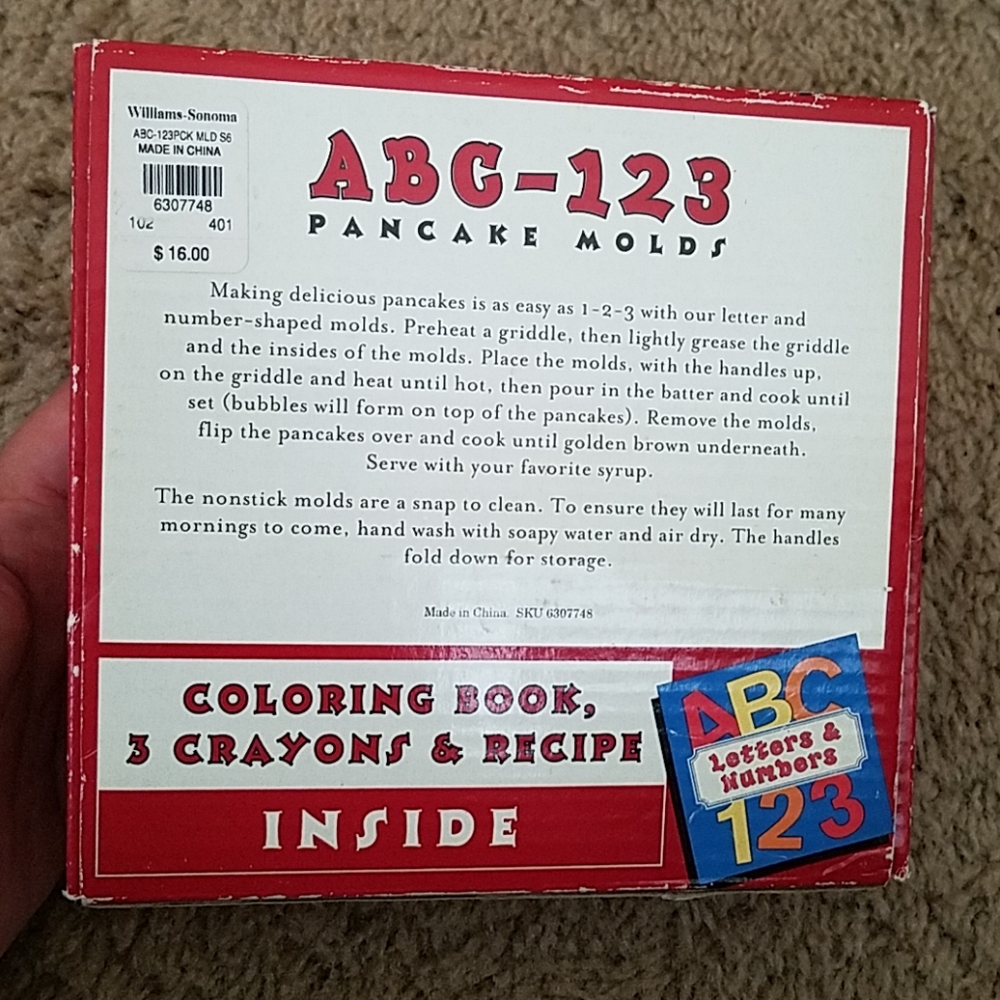 ABC pancake molds - Picture 2 of 4